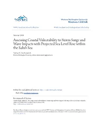 Assessing Coastal Vulnerability to Storm Surge and Wave Impacts with Projected Sea Level Rise Within the Salish Sea Nathan R