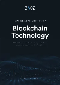 Blockchain Technology