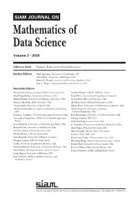 Mathematics of Data Science