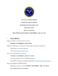 Scope of Work And/Or Rebid This RFQ If It Deems That Received Bids Are Not Adequate And/Or Qualified