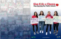 Stop Starving Our Public Schools