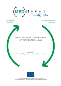 The Key Powers' Construction of the Mediterranean