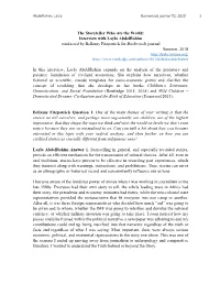 Interview with Layla Abdelrahim Conducted by Bellamy