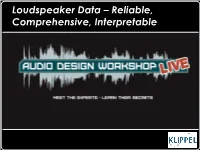 Sound Quality of Audio Systems