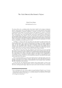 The Circle Pattern in Ben Jonson's Volpone