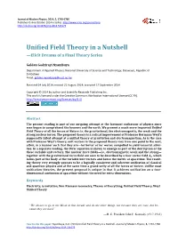 Unified Field Theory in a Nutshell —Elicit Dreams of a Final Theory Series