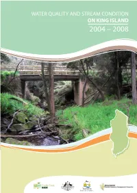 Water Quality and Stream Condition on King Island, 2004 - 2008
