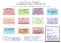 A Potential Academic Writing Workflow
