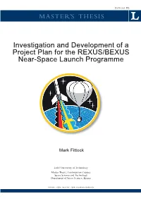 MASTER's THESIS Investigation and Development of a Project Plan For