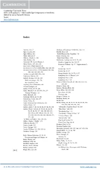 The Cambridge Companion to Gershwin Edited by Anna Harwell Celenza Index More Information