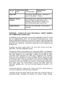 Allocation of Local CIL Southwark - Phase 2