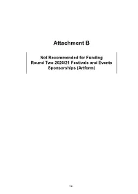 Attachment B