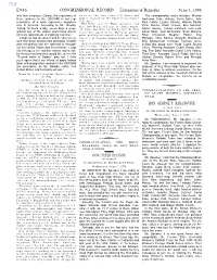 CONGRESSIONAL RECORD— Extensions of Remarks E986 HON