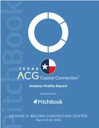 Investor Profile Report GEORGE R