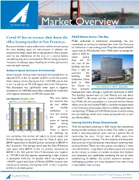 Market Overview a Quarterly Publication of the San Francisco Office Market by the Axiant Group 2Nd Quarter 2020