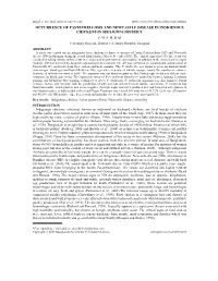 Occurrence of Pasteurellosis and Newcastle Disease in Indigenous Chickens in Sirajgonj District