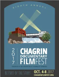 Thanks to So Many Who Make the Chagrin Documentary