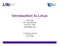 Introduction to Linux