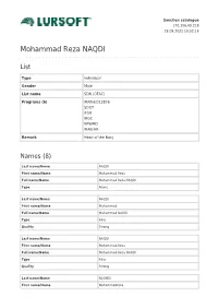 Mohammad Reza NAQDI