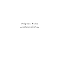 Policy Versus Practice Language Variation and Change in Eighteenth- and Nineteenth-Century Dutch