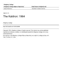 The Kaldron: 1964