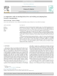 A Comparative Study of Standing Fleshed Foot and Walking And