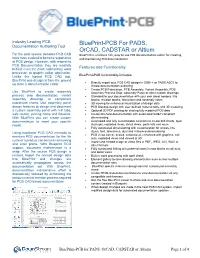 Blueprint-PCB for PADS, Orcad, CADSTAR Or Altium Page 1 of 4
