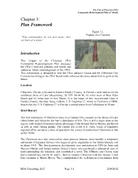 Chapter 3: Plan Framework