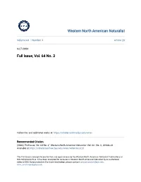 Full Issue, Vol. 64 No. 3