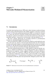 Nitroxide-Mediated Polymerization