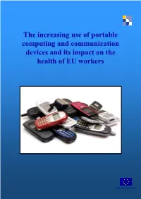 The Increasing Use of Portable Computing and Communication Devices and Its Impact on the Health of EU Workers