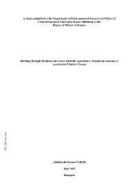 A Thesis Submitted to the Central European University, Department Of
