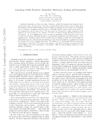 Arxiv:0911.1384V1 [Cond-Mat.Soft] 7 Nov 2009 Ats Rnlrmdaadgasscan Glasses Suspensions, and Colloidal Media Emulsions, Granular Pastes, Foams, Matter