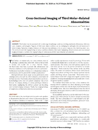Cross-Sectional Imaging of Third Molar–Related Abnormalities