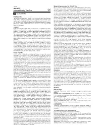 MAX-ACT® Activated Clotting Time Test