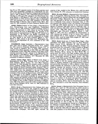 Biographical Directory Bia, S.C