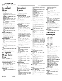 Compliant Chips Compliant Chips Menu Only Compliant Snacks