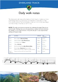 Daily Walk Notes