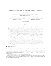 Founding Cryptography on OT
