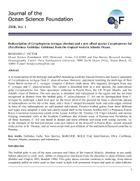 Journal of the Ocean Science Foundation