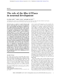 The Role of the Rho Gtpases in Neuronal Development