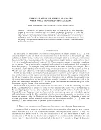 Triangulation of Simple 3D Shapes with Well-Centered Tetrahedra