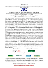Aldrees Petroleum and Transport Services Company Through an Initial Public Offering at an Offer Price of SAR 185 Per Share