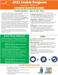 Cookie Booth Guide