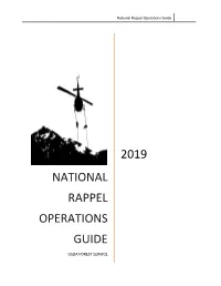 National Rappel Operations Guide