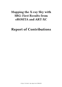 Report of Contributions
