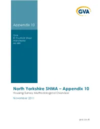 North Yorkshire SHMA – Appendix 10 Housing Survey Methodological Overview November 2011