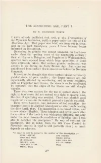 The Moorstone Age Part 1