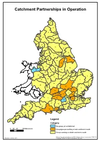 Catchment Partnerships in Operation