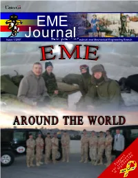 Journal Issue 1/2009 the Magazine of the Electrical and Mechanical Engineering Branch EME